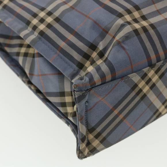 BURBERRY Nova Check Hand Bag Nylon Blue Auth hs1653 - Picture 14 of 16